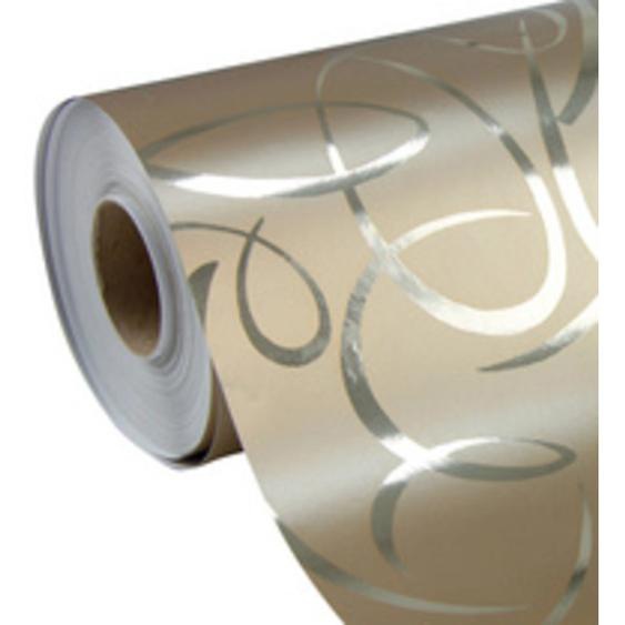 CLAIREFONTAINE Papier cadeau Arabesque or, en rouleau