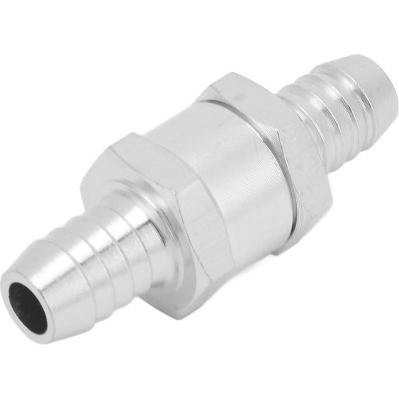 Clapet anti-retour à sens unique en alliage daluminium Universel pour carburant essence huile pétrole diesel eau 12mm/0.47in