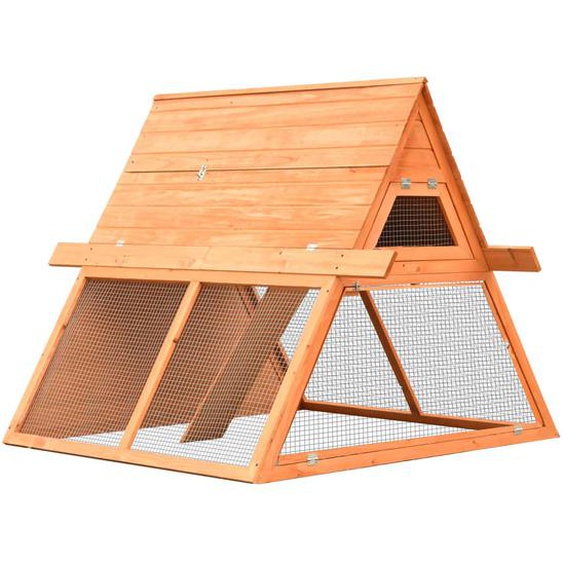 Clapier Bois de pin et de sapin massif 152x128x108 cm
