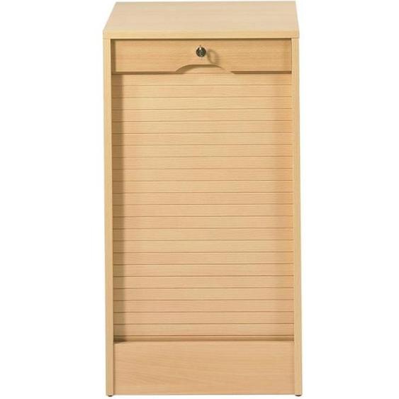 Classeur à rideau - TOUSMESMEUBLES - KLASS - Bois hêtre - Marron