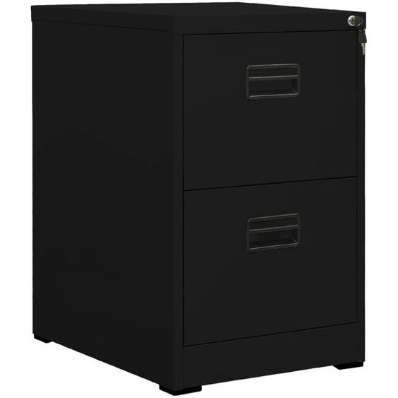 Classeur Noir 46x62x72,5 cm Acier