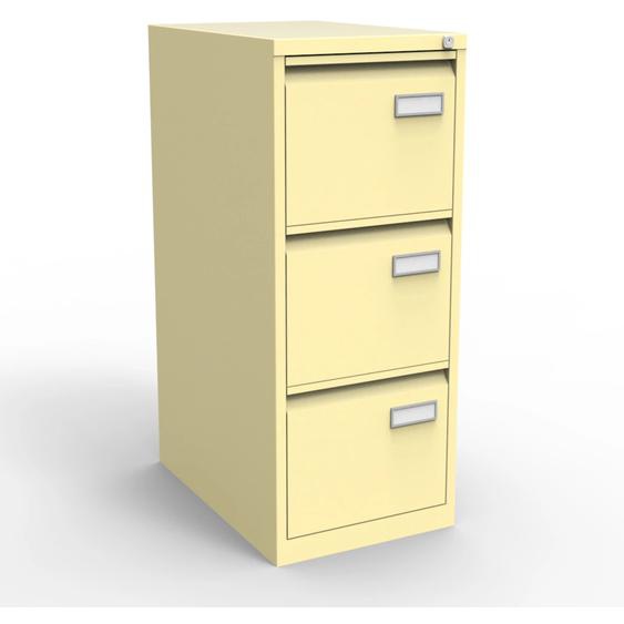 Classeur Universal 3 tiroirs en métal - Beige