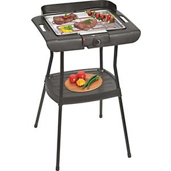 CLATRONIC Barbecue électrique sur pied BQS 3508, noir
