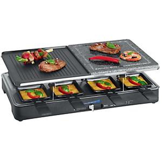 CLATRONIC Four à raclette RG 3518, avec pierre de cuisson