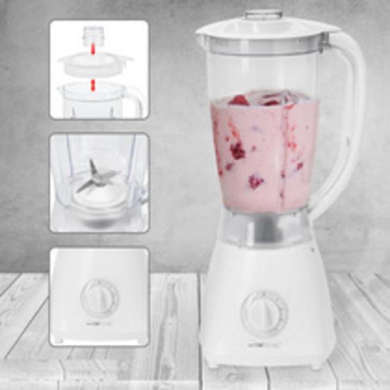 CLATRONIC mixeur blender universel UM 3470, 500 watts, blanc
