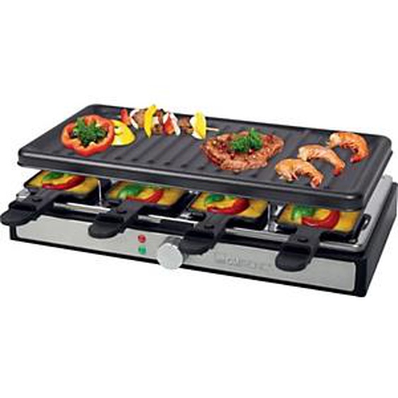 CLATRONIC Raclette-gril RG 3757, pour 8 personnes