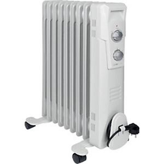 CLATRONIC Radiateur bain dhuile RA 3736, 9 éléments, blanc