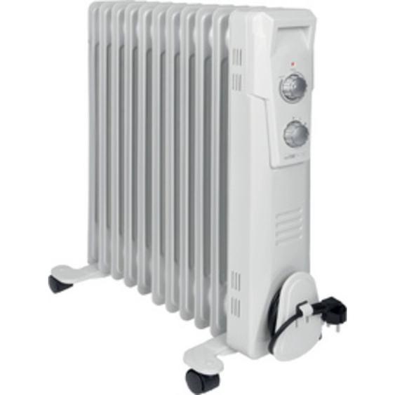 CLATRONIC Radiateur bain dhuile RA 3737, 11 éléments, blanc