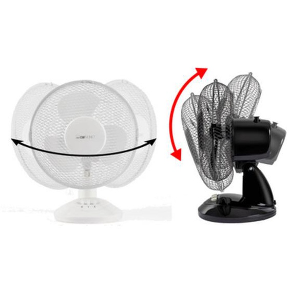 CLATRONIC Ventilateur de table VL 3602, diamètre: 300 mm