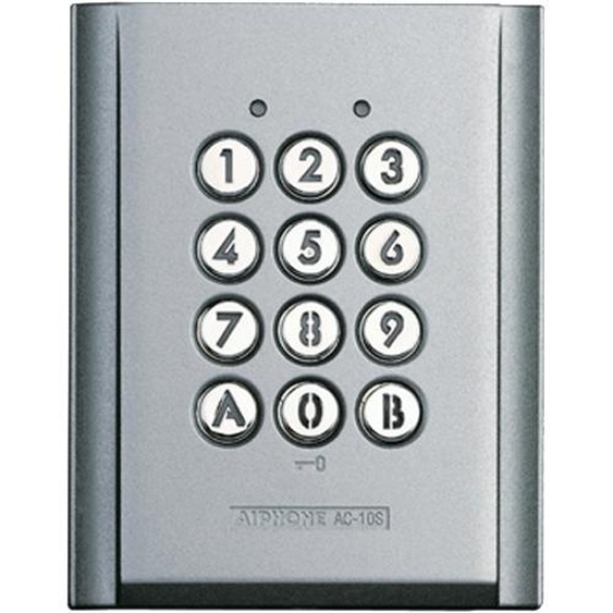 Clavier saillie résistant au vandalisme 2 relais 100 codes AIPHONE 120150