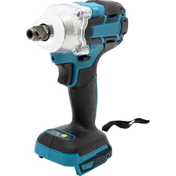 Clé à chocs électrique - Alimentation par batterie 18 V - Entraînement carré 1,27 cm - 0-4000 tr/min - Sans fil - Sans batterie - Bleu