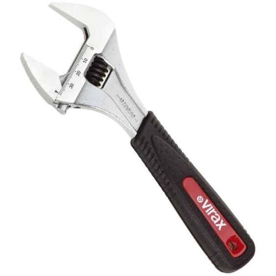 Clé à molette ouverture extra-large 34 mm Virax 175 mm - 017045