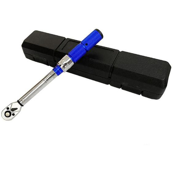 Paryou - Clé dynamométrique 1/4, 2-24 nm Kit de clés dynamométriques pour vélo et moto, 0,2 nm Micro réglage avec blocage, clé dynamométrique avec