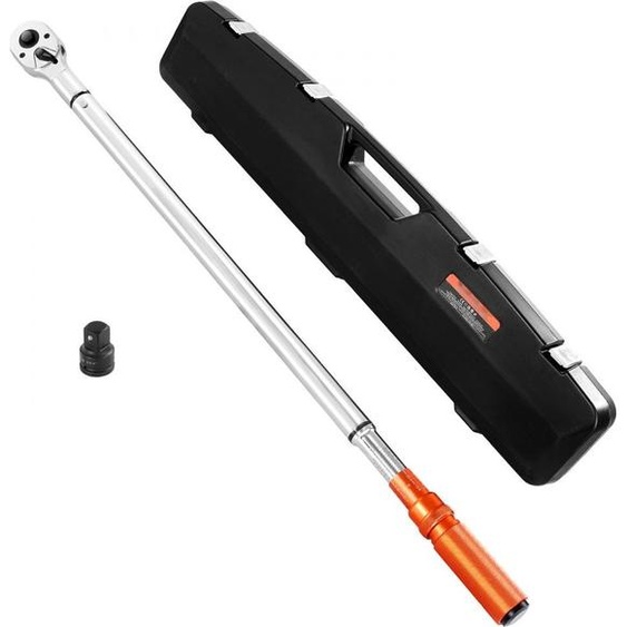 clé dynamométrique à cliquet 3/4 - 136-814N.m - Double face - Couleur orange