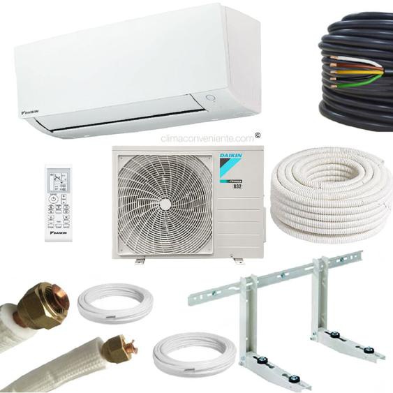 Daikin avec kit dinstallation 5 mètres – Mono-split 12000 btu – 3.5 kw FTXC35D RXC35D, a++, climatiseur reversible mural split fixe - gamme