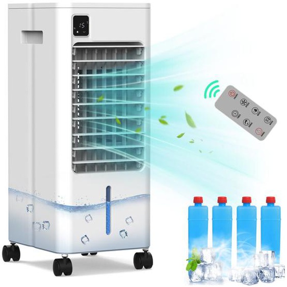 Climatiseur mobile, Climatiseur 3 en 1 à fonctions de refroidissement, ventilation et déshumidification, 12H Minuterie, Silencieux - Puluomis