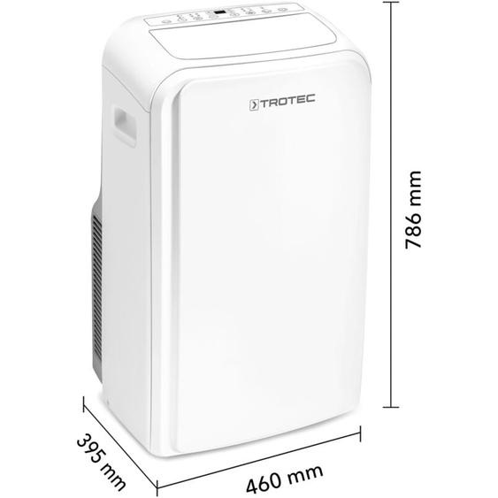 Climatiseur mobile Trotec pac 3000 x a+ 10.000 Btu/h 2,9 kW - Classe a+ - 3 en 1 : refroidissement, ventilation, déshumidification