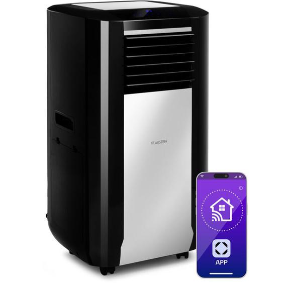 Climatiseur Mobile Silencieux Intelligent, Mini Climatiseur 5 en 1, Refroidissement, Purificateur Antibactérien, Elimination des Odeurs, Mode Nuit,