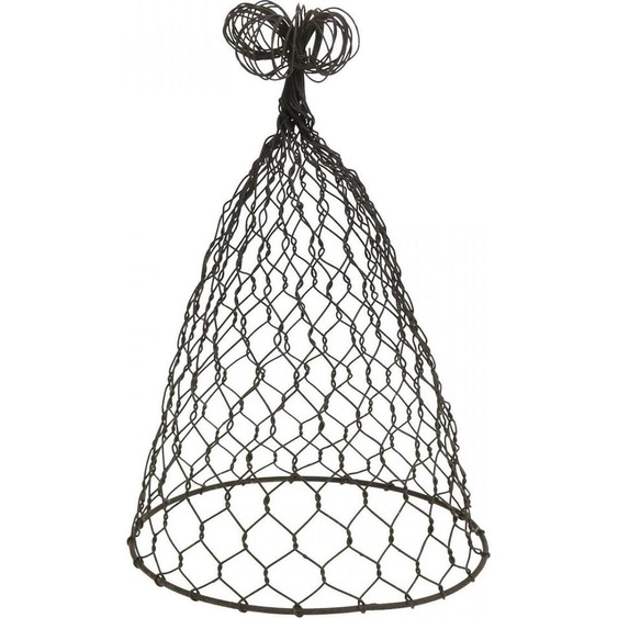 Cloche en fil de fer Décor Marron Vintage Support pour plantes grimpantes Métal