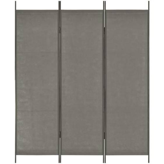 Clôtures de chambre Gris tissu