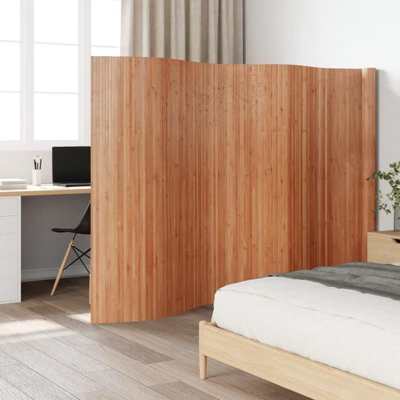 Cloison de séparation naturel 165x600 cm bambou