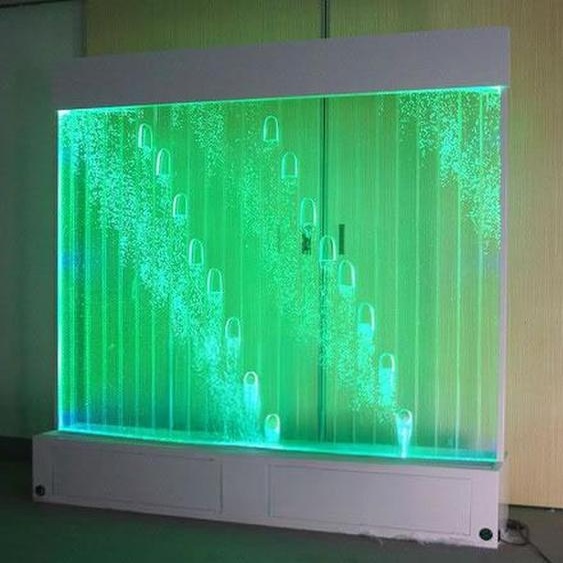 Cloison moderne Murs deau LED Mur deau éclairé Colonnes 200x200