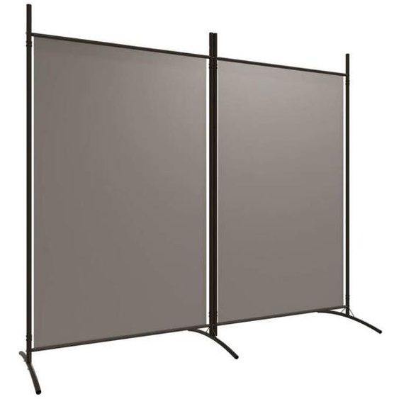 Cloison/Séparation de pièce, VIDAXL, Paravent 2 panneaux, Anthracite 175x180 cm Tissu C30