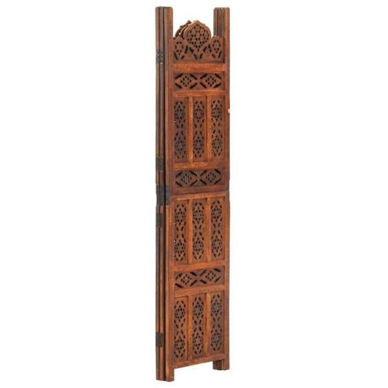 Cloison/Séparation de pièce, VIDAXL, Paravent 3 panneaux, Marron 120x165cm Bois manguier C61