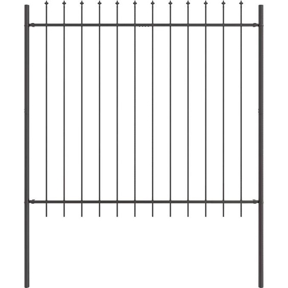 Clôture de jardin Woerden Gris 1,7 x 1,5 m