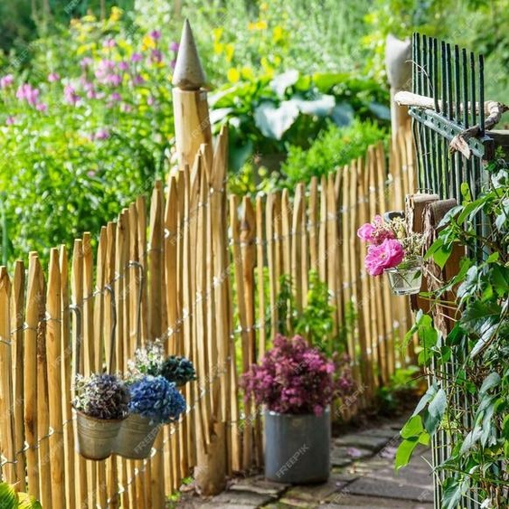 Clôture en lattes châtaignier - Clôture en lattes châtaignier pour ranch & jardin 80 x 500 cm 4-5 cm