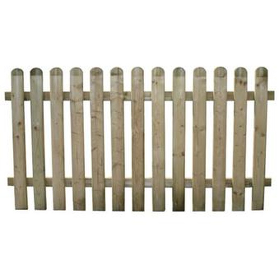 Cloture Polly en bois de pin impregne 180x100 cm pour jardin exterieur