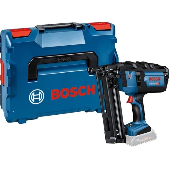 Cloueur bois 18V GNH 18V-64 M Professional mode rafale (sans batterie ni chargeur) + coffret L-BOXX - BOSCH - 0601481001
