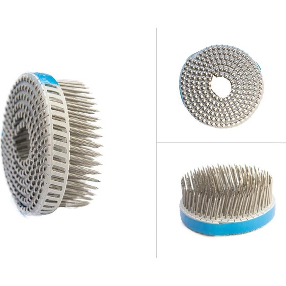 Clous à tête bombée à visser acier inoxydable 2.5 x 50 mm - Rouleau de clous