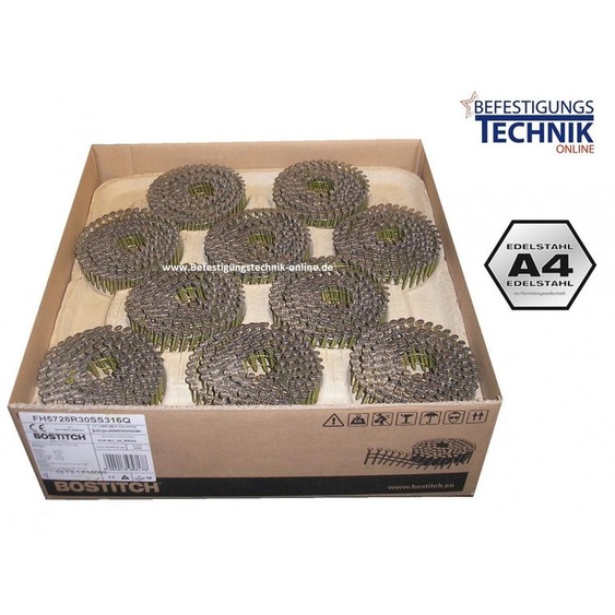 Clous adhésifs Bostitch 2,8x35 mm A4 pour cloueur adhésif FH57 N66FH-2-E 4,2M