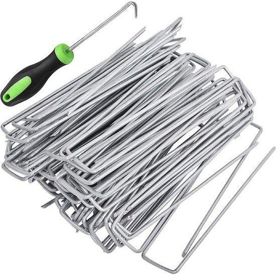 Clous de jardin 15 cm, Ø 3 mm - 100 pièces, tube en acier galvanisé