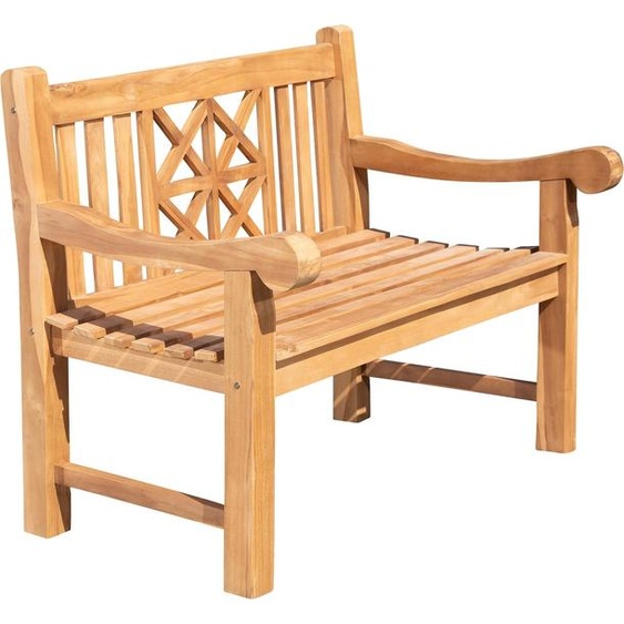 CLP Banc dextérieur en teck, modèle Florida | Couleur : teck | Dimensions : 120 cm