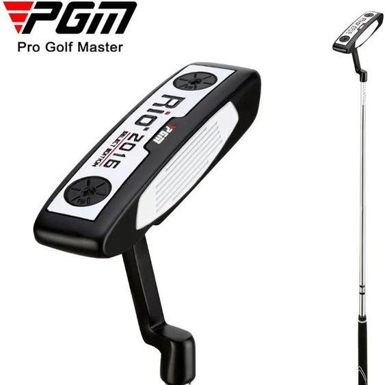 Clubs de golf PGM RIO hommes femmes main droite Putter acier inoxydable en alliage de Zinc noir blanc pour débutant mettre formation TUG002