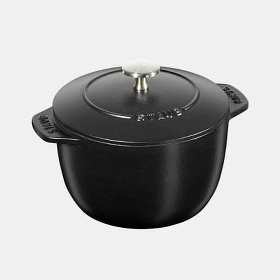 Cocotte à riz - fonte - Gohan - Chistera Drop Structure - Ø20 cm - Noir Mat