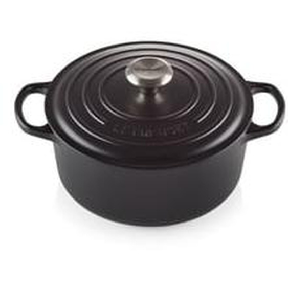 Cocotte fonte émaillée noir Ø22 cm 3,3 l