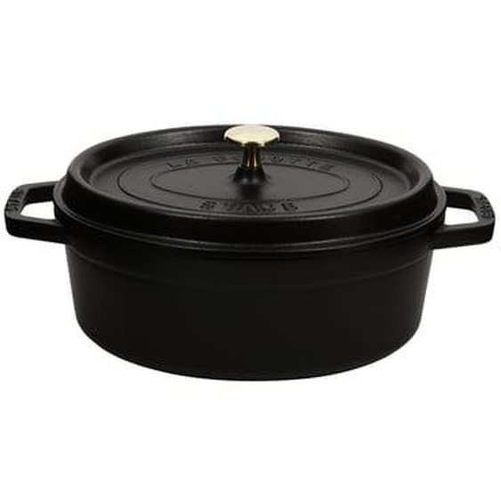 Cocotte ovale en fonte - 37 cm
