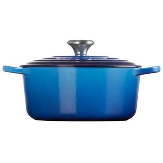 Cocotte ronde - fonte émaillée - azur - Ø24 cm / 4,2 l