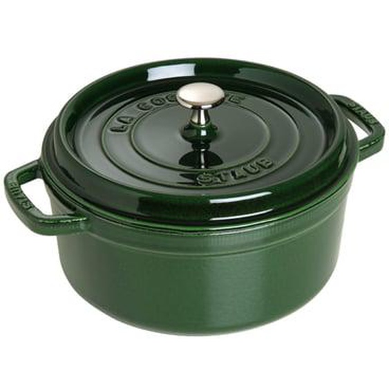 Cocotte ronde LA COCOTTE Fonte Vert basilic 15,3 x Ø24 cm
