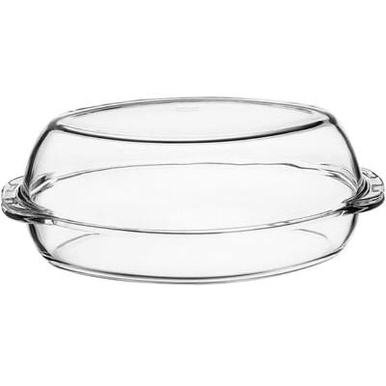 Cocotte volaille en verre borosilicate