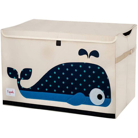 Coffre À Jouets Baleine Bleu