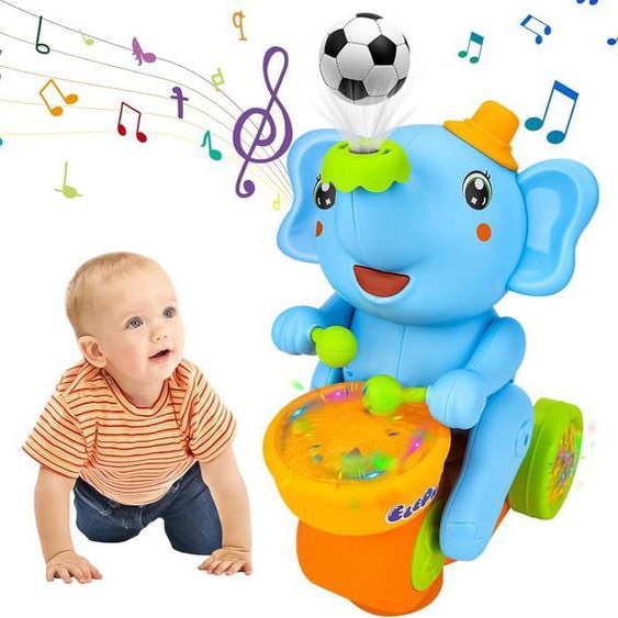 COFFRE A JOUETS bébé éléphant avec lumières et sons LED, batmobile électrique bébé éléphant, convient aux garçons et aux filles