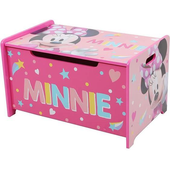 Coffre à jouets en bois / Coffre de rangement avec frein / Banc MINNIE