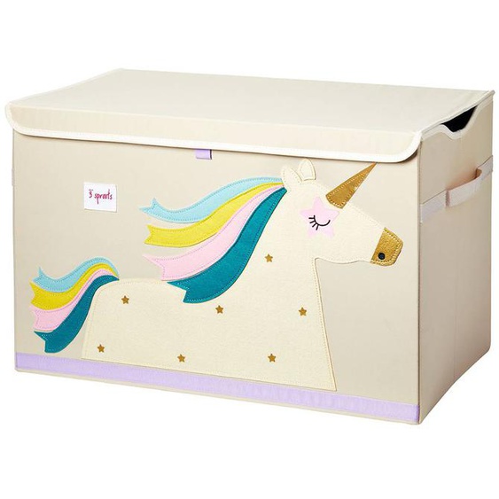 Coffre À Jouets Licorne Beige