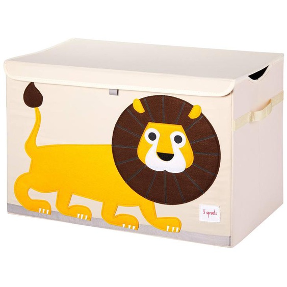 Coffre À Jouets Lion Jaune