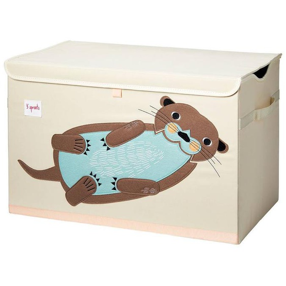 Coffre À Jouets Loutre Marron