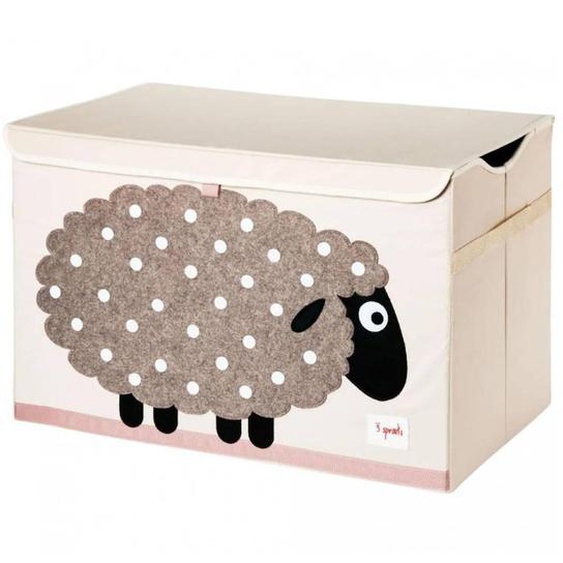 Coffre À Jouets Mouton Gris